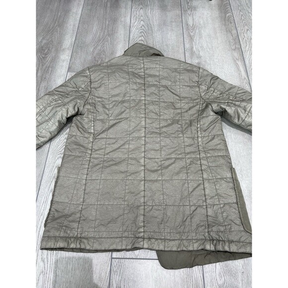 Closed Reversible Jacket Quilted Long‎ Sleeve | Metallic Green | Size Small - Picture 9 of 16